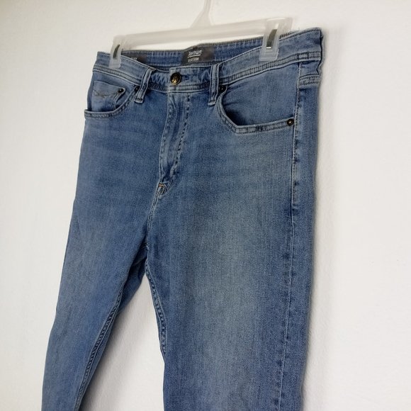 Revtown Decade Denim Taper Jeans Men's Size 34x30 Stretch Blue Medium Wash. - Picture 2 of 12